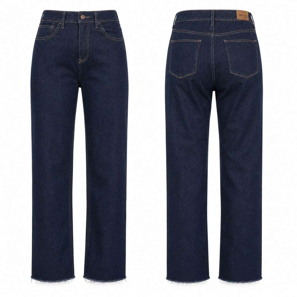 Ariat Jazmine Women’s Jeans 28R Ultra High Rise Relaxed Straight Rinse NWT